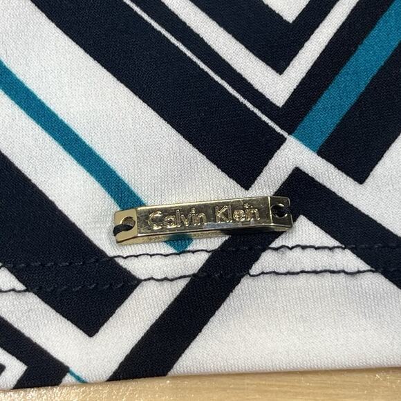 Calvin Klein Top Womens XL Shell Blouse Stretch Comfort Capsule Career Office - Picture 7 of 9